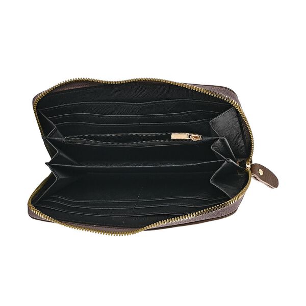 Echtleder Kreditkartenetui, khakifarben image number 8