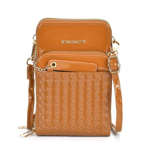 Passage - RFID Crossbody-Tasche, Braun image number 0