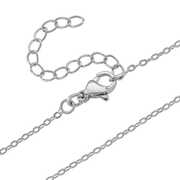 Drachen-Anh&auml;nger mit 44,5+5cm Kette in Silberton image number 6