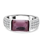 Lustro Stella Rosa Zirkonia, Weißer Zirkonia Ring 925 Silber rhodiniert (Größe 17.00)