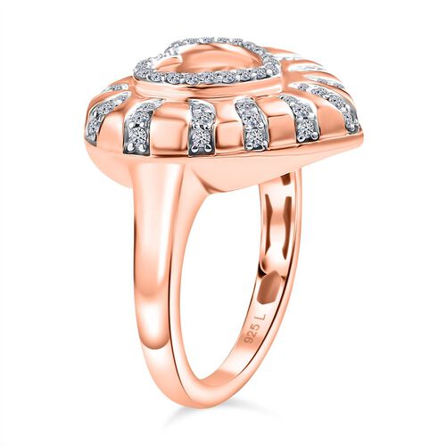 Lab Grown Diamant SI Ring 925 Silber (Größe 18.00) ca. 0,36 ct image number 5