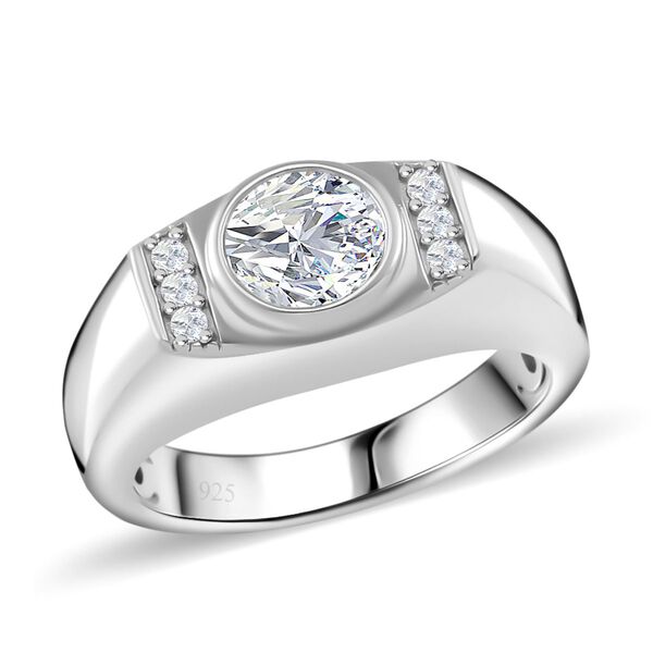 Moissanit Ring - 1,09 ct.