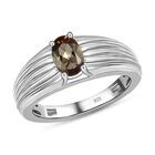 Natürlicher Jenipapo Andalusit Ring 925 Silber platiniert (Größe 21.00) ca. 0.81 ct image number 3