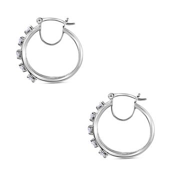 Funkelnde K&ouml;nigin - Moissanit Ohrringe - 1 ct.