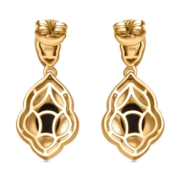 Goldenite Ohrringe 925 Silber 750 Gelbgold Vermeil ca. 1,77 ct. image number 5