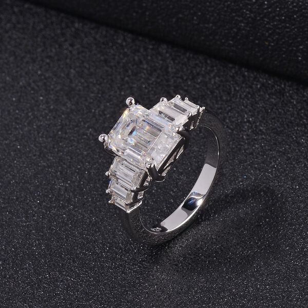 Moissanit Ring - 3,48 ct. image number 2