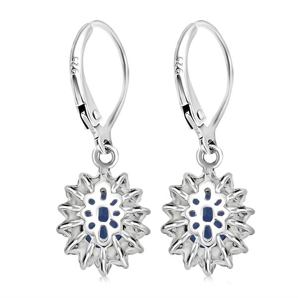 D'Joy Masoala Saphir und Zirkon Ohrringe - 4,52 ct. image number 4