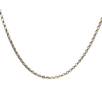 LONDON CLOSE OUT- Gliederkette in  375 Gelbgold, 45 cm