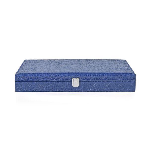 XL Premium Schmuckbox, 40x28x6 cm, blau image number 9