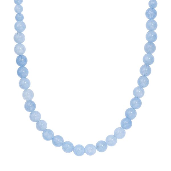 Aquamarin Halskette, 45+5 cm - 170 ct.
