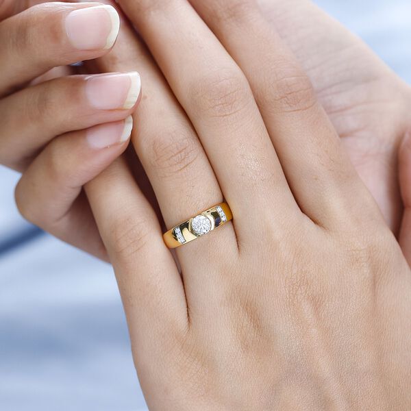 Moissanit Ring- 0,50 ct. image number 8