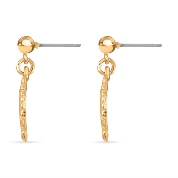 3er Set Halskette, Ohrringe, Armband ca. 20cm, goldfarben image number 7