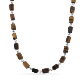 Tigerauge Halskette, flexibel, ca. 300.00 ct