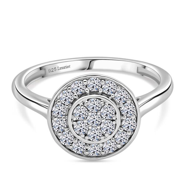 LUXURIANT SI-GH Labor Diamant Ring, 925 Silber rhodiniert - 0,50 ct. image number 0