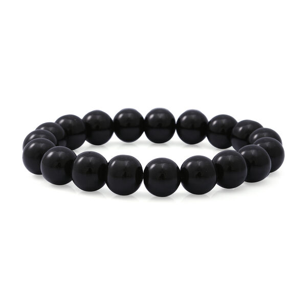 Schwarzes Onyx Armband ca. 19 cm lange 925 Silber ca. 119.00 ct