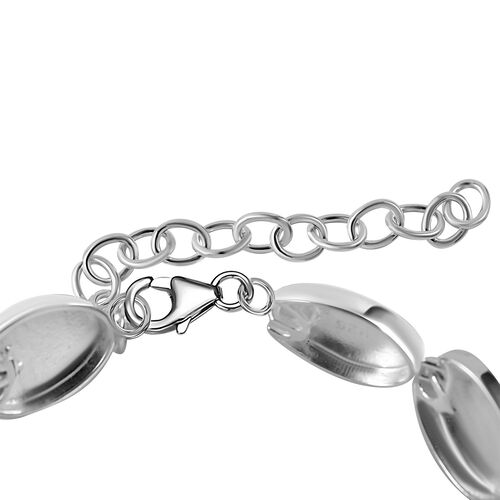 Scheiben-Armband in 925 Silber, 17cm image number 1
