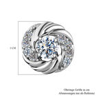 Moissanit Ohrstecker, 925 Silber platiniert ca. 0.63 ct image number 5