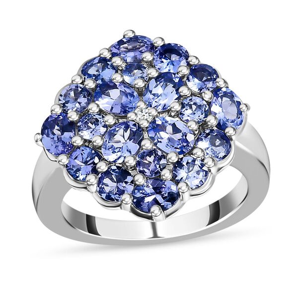 Tansanit Cluster Ring - 2,37 ct. image number 4
