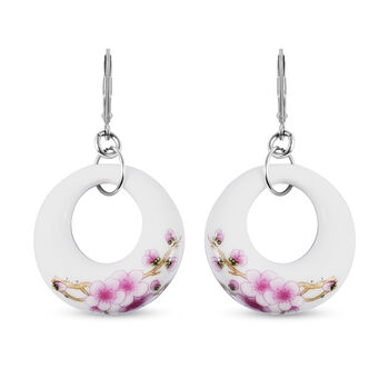 Ceramic Ohrringe in Edelstahl ca. 23,50 ct