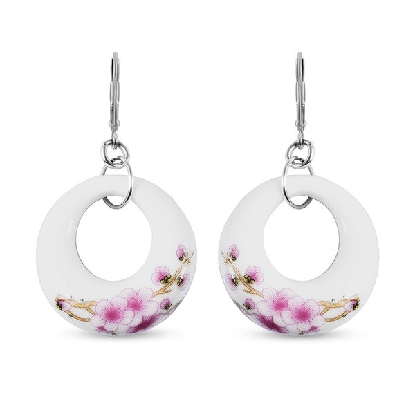 Ceramic Ohrh&auml;nger in Edelstahl ca. 23,50 ct&nbsp;