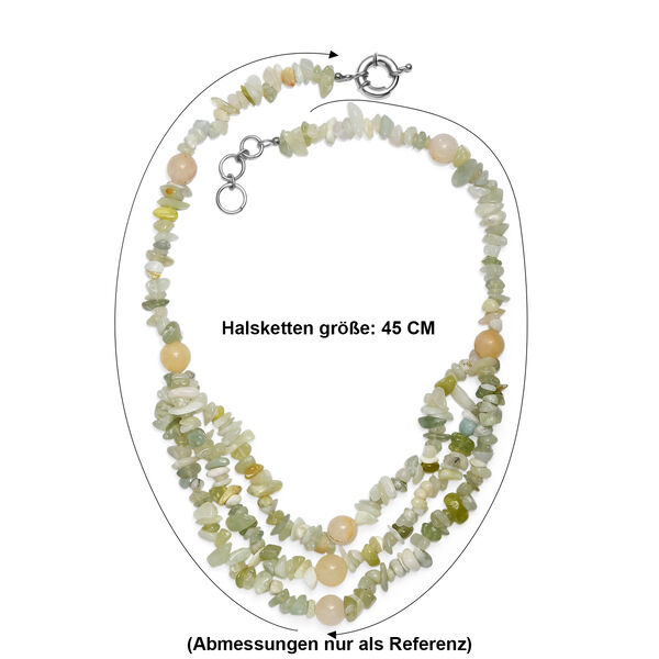 EVER TRUE Serpentin Halskette ca. 45 cm Nickelfreies Messing Platiniert ca. 330.00 ct image number 5