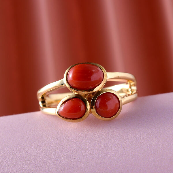 Koralle-Ring - 2,02 ct. image number 2