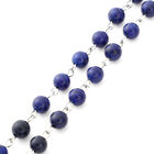 Lapis Lazuli Silberton Perlenkette 92 Ct image number 3
