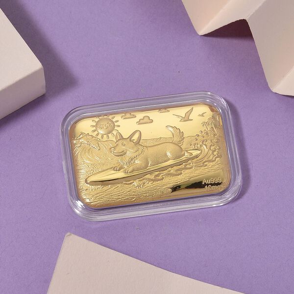 999 Gold Schmuckzubehör, Hund image number 1