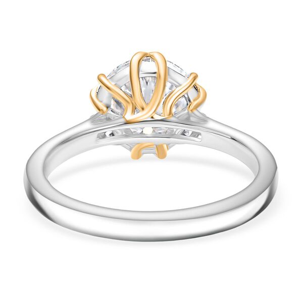 Zweifarbiger Moissanit Ring - 2,14 ct. image number 5