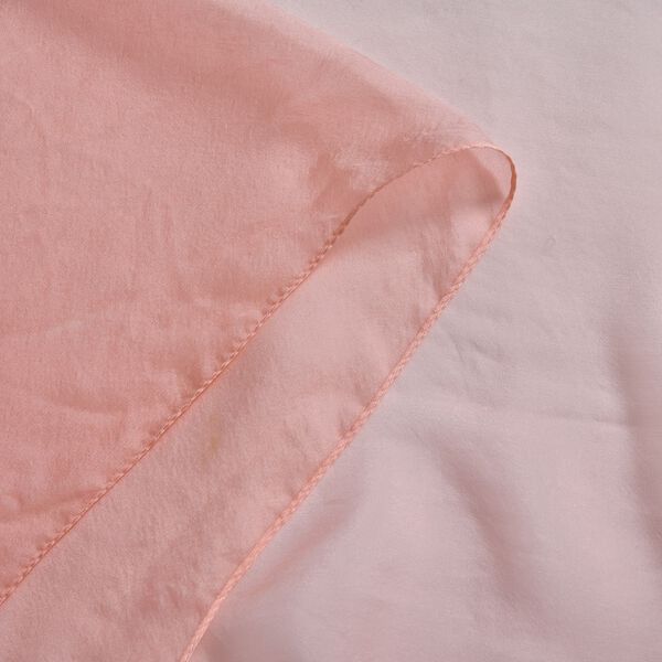 Rosa PU Brusttasche und LA MAREY Ombre Chiffon Seiden Schal image number 15