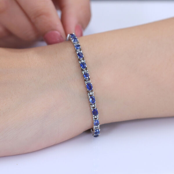 EVER TRUE Kyanit Armband ca. 15 cm + 4 cm Extender, 316L Edelstahl ca. 4,98 ct. image number 3