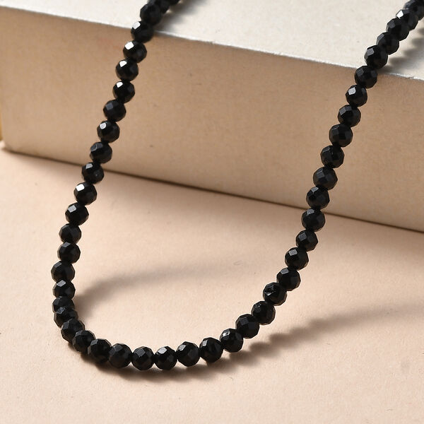 D'Joy schwarze Spinell 45+5cm Halskette - 30 ct. image number 2