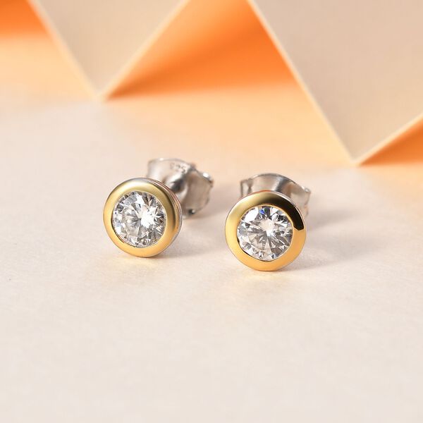 Moissanit Ohrringe - 0,88 ct. image number 2