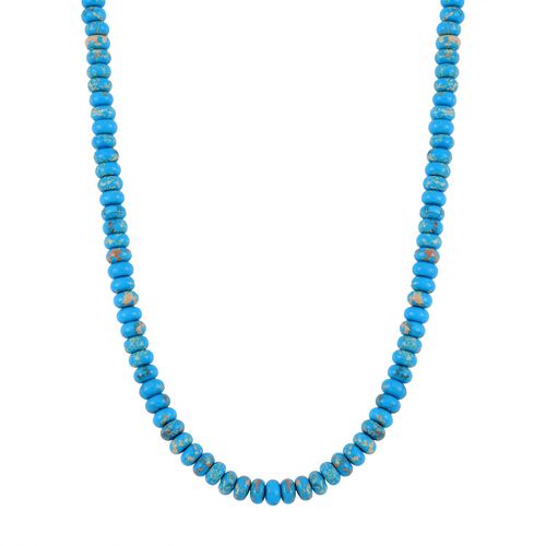 Imperial Jaspis Halskette ca. 45 cm Reiner Edelstahl ca. 188.00 ct image number 0