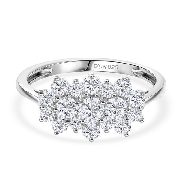 D'Joy Moissanit Ring, 925 Silber rhodiniert - 0,88 ct. image number 0