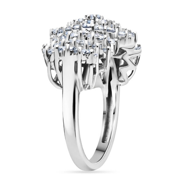 LUXURIANT DIAMOND - Lab Grown Diamant SI-GH Ring 925 Silber Rhodiniert (Gr&ouml;&szlig;e 22.00) (10-15 Werktage Lieferzeit) ca. 2,00 ct image number 3