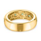 Kagem Sambischer Smaragd Ring, 925 Silber vergoldet (Größe 19.00) ca. 0.66 ct image number 5