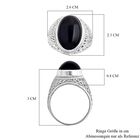 Royal Bali Kollektion- schwarzer Stern Diopsid Ring -16,10 ct. image number 5