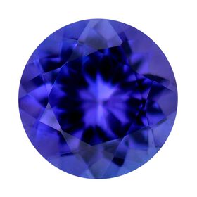 AAAA-Tansanit, zertifiziert und bewertet, Ovalschliff 7,5 x 5,5 mm