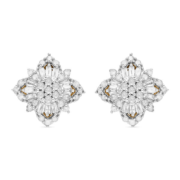 Wei&szlig;e Diamant-Ohrringe - 0,50 ct.