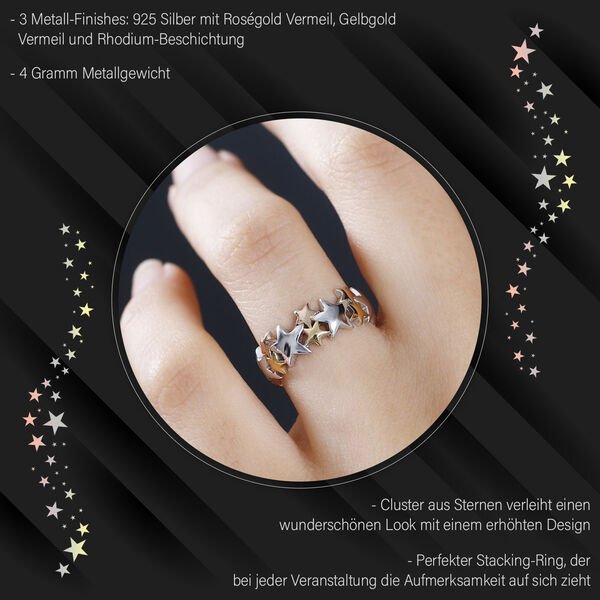 Dreifarbiger Stern-Bandring image number 4