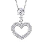 D'Joy Moissanit Schmuckset ca. 45 cm 925 Silber rhodiniert ca. 1,05 ct.