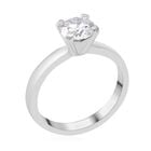 EF Moissanit Ring 925 Silber platiniert  ca. 1,00 ct image number 2