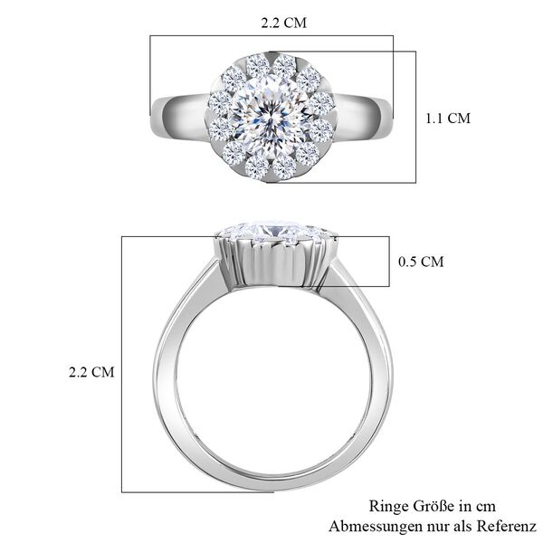 Moissanit Ring - 1,68 ct. image number 5