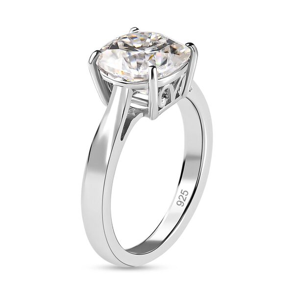 Moissanit Solitär Ring - 3,16 ct. image number 7