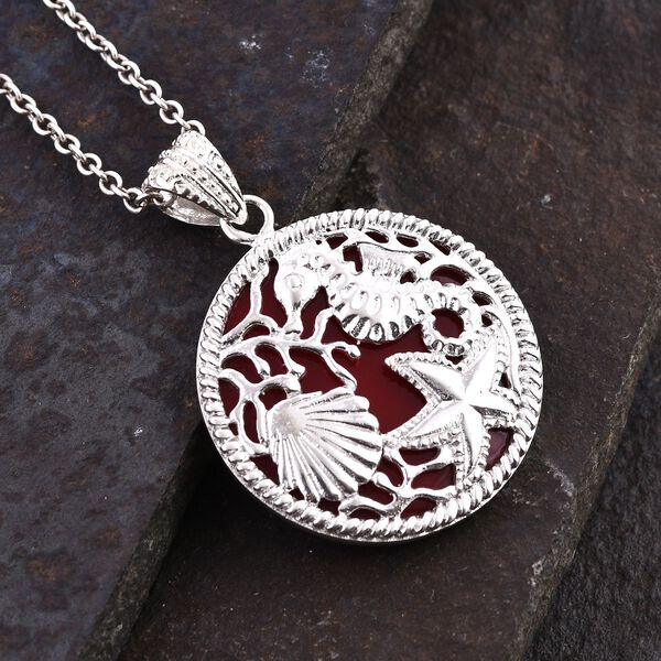 Royal Bali Kollektion- Koralle Anh&auml;nger image number 1