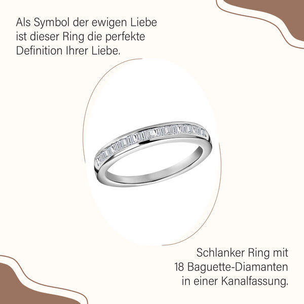 Forever Half Eternity Diamant Ring - 0,25 ct. image number 9