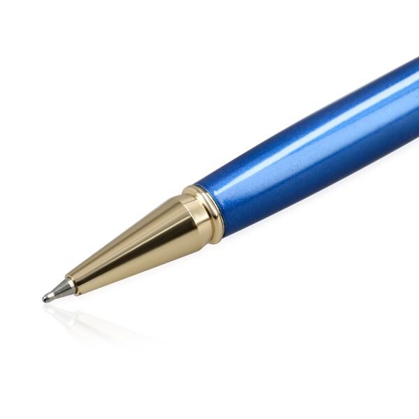 Edelstein Stift Set Larimar, Stift Schlüsselanhänger Mine, Blau image number 5