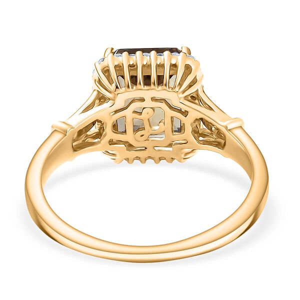 AAA Turkizit, Wei&szlig;er Diamant Ring 585 Gold (Gr&ouml;&szlig;e 19.00) ca. 4,07 ct image number 4