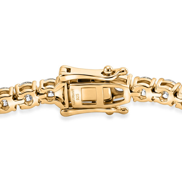 LUXURIANT DIAMOND - Lab Grown Diamant SI-GH Armband ca. 20 cm 925 Silber 750 Gelbgold vermeil ca. 10.51 ct image number 3